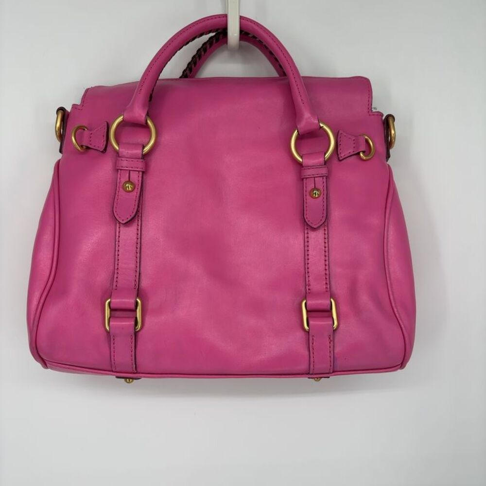 Dooney & Bourke Custom Flamingo Pink Florentine Satchel